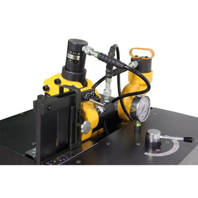 China Construction works VHB-200 Multifunctional Factory Outlet Hydraulic Cutting, Punching, Desktop Busbar Flat Bending Processing Machine for sale
