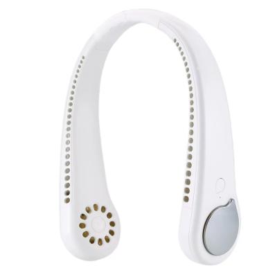 China Lazy Hanging Neck Fan Summer Mini Bladeles Portable Fan Air Cooler For Sports USB Charging 3-Speed Electric Fan Adjustable for sale