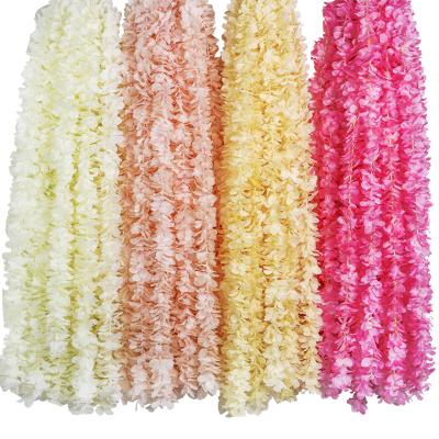 China Decorative Artificial Cherry Blossom Tree Branches For Silk Fabric Wedding Decor for sale