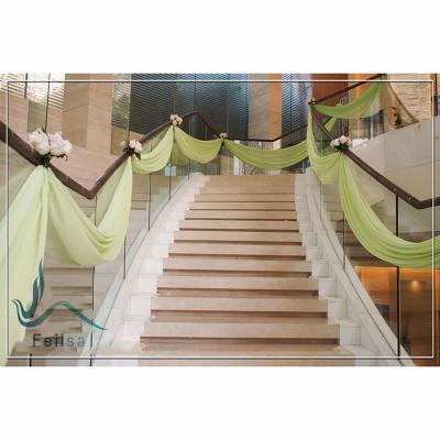 China Good Price Ice Fabric Ice Silk Textile Fabric For Wedding Decoration for sale