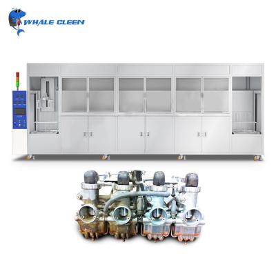 China Muti-Tank Industrial Ultrasonic Cleaner Automatic Vacuum Ultrasonic Parts Cleaner Manufacturer for sale