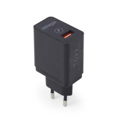 China Universal USB Fast Charger Wall EU Plug Mobile Fast Charging 3.0 Canton Block Compatible Wireless Chargers for sale