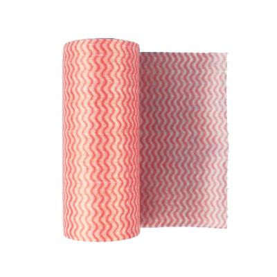 China Reusable Tissue Paper Towel Washable Nonwoven Disposable Cleaning Kitchen Wiping Tissues Lazy Roll for sale