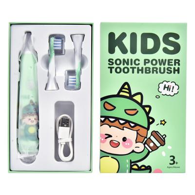 China El mayor volumen de la imagen de dibujos animados del niño cepillo de dientes lindo anti-agua cepillo de dientes electrónico en venta