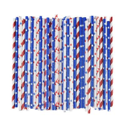 China Organic Disposable Party Straw Mini Straw Fsc Disposable Paper Straws Degradable Made in China for sale