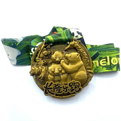 China Medallas de Juego de Antigüedad de Oro con Temática Animal en venta