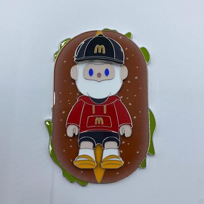 중국 마그네틱 맥도날드 부품 배지 재미와 인터랙티브 수집품 판매용
