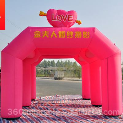 China 210D/420D/600D Oxford Cloth Inflatable Wedding Party LED Light Tent Camping Camp Tents Ceremony Customized for sale