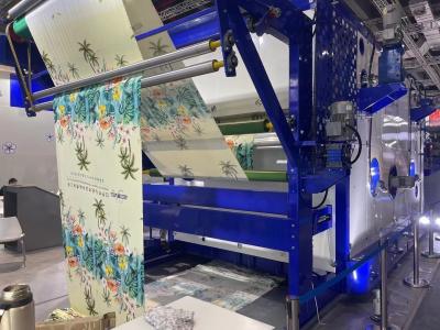 Cina Contenuto continuo termico della macchina 140m di stampaggio di tessuti del riscaldamento di vapore dell'olio in vendita
