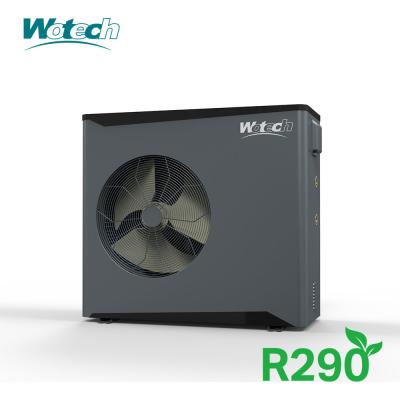 中国 ウォテック CE 証明書 空気源熱ポンプ 12kw R290 三相インバーター モノブロック 販売のため