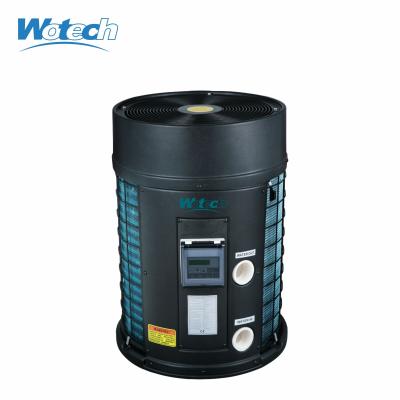 China Rotary Compressor R410A Commerciële/residentiële lucht-water warmtepomp zwembadverwarmer met afmetingen 755*258*500mm Te koop