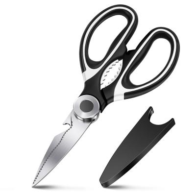 China Cutting Multifunctional Food Chicken Vegetable Meat Fish Meat Chicken Bone Shears Stainless Steel Kitchen Scissors for sale