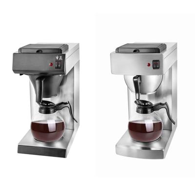 China Hotel 1.8L Commercial Portable Stainless Steel Electric Drip Coffee Maker for sale
