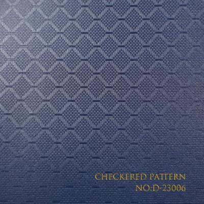 China Checkered Pattern PVC Wrapping Paper With Eco Friendly And Oil Proof for sale