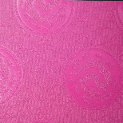 China Leather Bookbinding Paper waterproof paper with Pink lantern pattern for sale