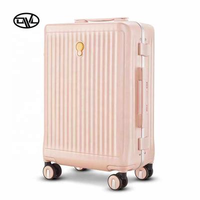 China Latest Design Original Design Men Direct Selling Large PC Factory Suitcase 24inch Flight Travel Trolley Luggage for sale