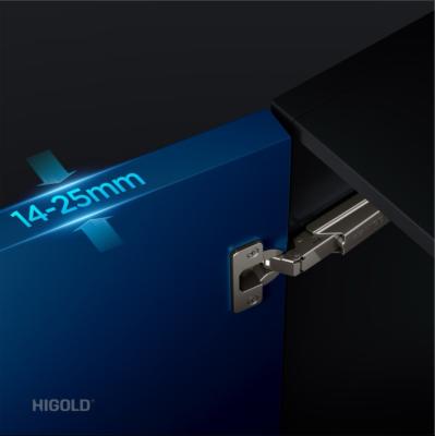 China Função suave Hardware de dobradiça de porta do armário com ângulo de abertura de 105 graus e profundidade de copo de 11,5 mm à venda