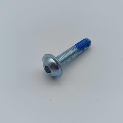 China Grade 10.9 Carbon Steel Pan Head Hex Socket Botton Screw With Collar for sale