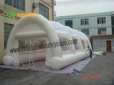 China Professional Large Inflatable Tent With Waterproof Double Stitching PVC White for sale