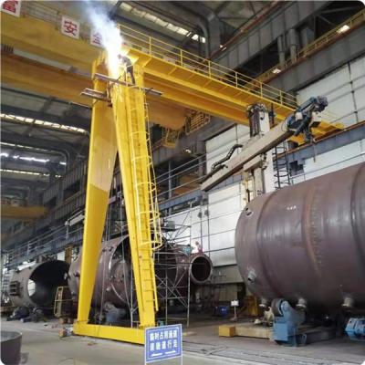 China 10 Ton Workshop ,Low Noice 30m Lifting Height Double Girder Overhead Crane for sale