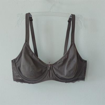 China New Arrival One Piece Underwire Ladies Bra Lightweight Simple Breathable Lingerie For Fat Women for sale
