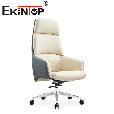 China Modern Office Furniture High Back PU Leather Manager Office Chair for sale
