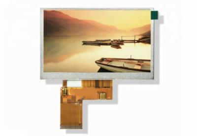 China Custom Transparent 4.3 TFT LCD Display , 480 * 272 Dot TFT Color Screen With 24 Bit for sale