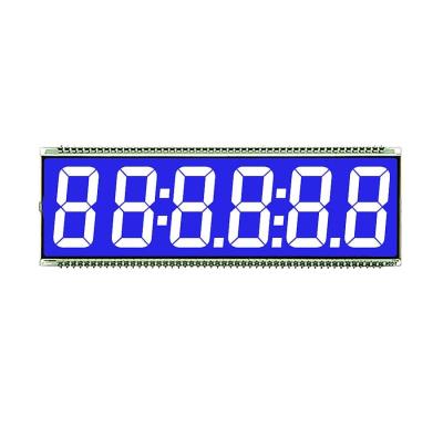 China Statische 6 Cijferhtn LCD Vertoning 7 Segment voor de Vertoning van de Brandstofautomaat Te koop