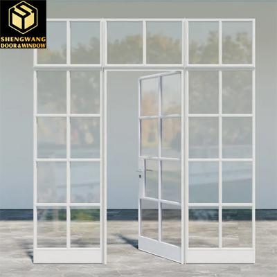 China Villa Push Pull Cortina Ventana de la pared Ventana transparente de aluminio Marco corredizo en venta