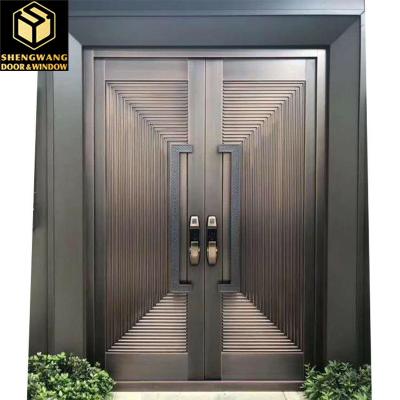 China Hotel Villa Puertas de vidrio plegable de aluminio Apartamento Puertas de vidrio plegable de aluminio en venta