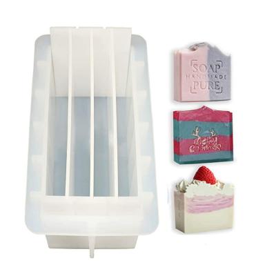 China Viable Silicone Loaf Soap Mold Dividers 8