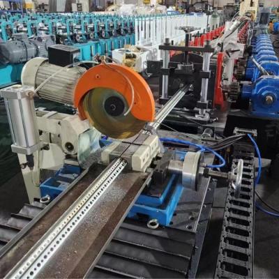 Chine Machine de formage de rouleaux en acier galvanisé à palettes bleues avec alimentation servo à vendre