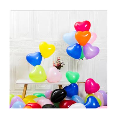 China High Quality Attractive Party Design Valentine Heart Shape Metallic Balloons for sale