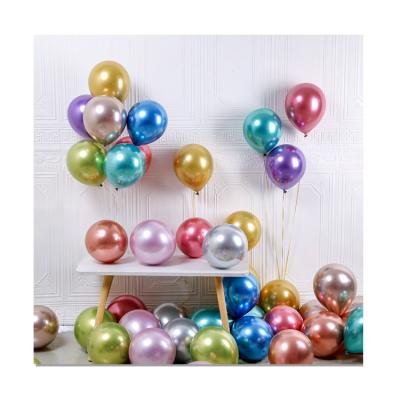 China Party Factory Price 12 Inch Metallic Glossy Chrome Party Long Chrome Balloons for sale