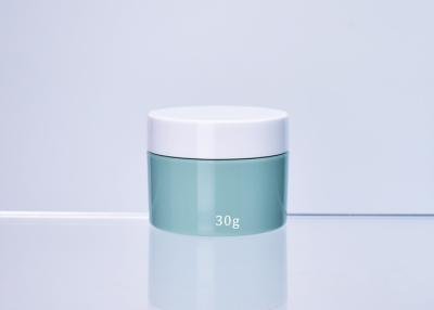 China Classic Empty 1OZ custom Round plastic PP cream jar with Thick Heavy wall for Skincare Face cream with PCR available for sale