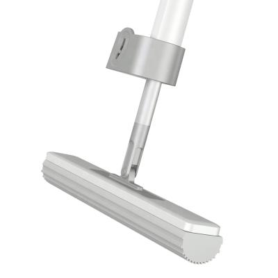 China Sleek And Modern Portable 360 Degree Sustainable Rotating Self Washed Easy Squeeze Cleaning Mop With Stainless Steel Holder for sale