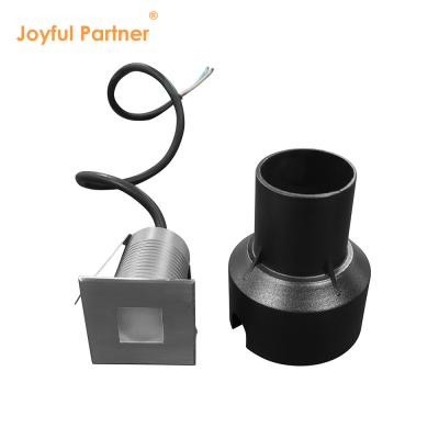 China IP67 LED-verlichting in de grond 1W 2W 3W ingedrukt licht Vierkante SS-dekmantel Te koop