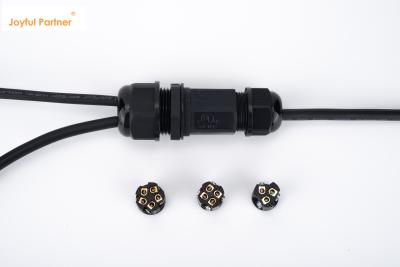 China 1 in 2 Out Zwart IP68 Quick Connector Waterdicht Ondergrondse Kabel Junction Box Te koop