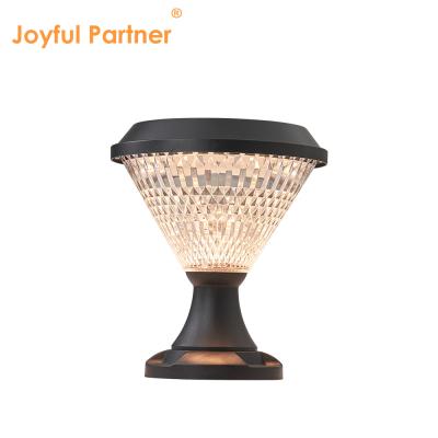 China Solar Bollard Lights ABS Material Polycrystalline Sloar Panels Epistar SMD DIA245mm IP65 APP Controlled waterproof for sale