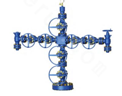 China SLSM 5000psi Wellhead Christmas Tree Wellhead X-Mas Tree With Gate Valves For Oilfield Applications for sale