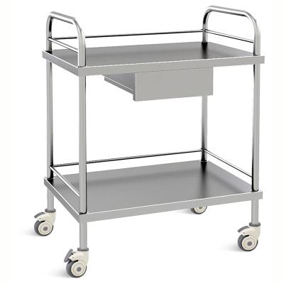 China Multifunctional Metal Hospital Stainless Steel Medical Treatment Trolley (MS-T10S) for sale