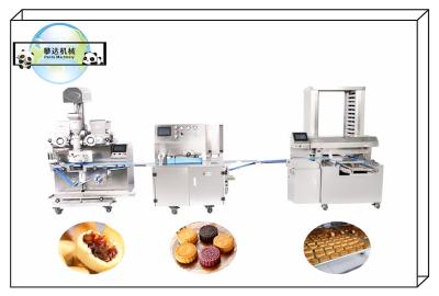Chine Mooncake de machine de production de gâteau de remplissage de chocolat produisant 200kg de emballage à vendre