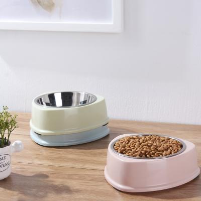 China Viable Double Wall Stainless Steel Triangular Dog Bowl Bowl Eco-Friendly Stainless Steel Pet Bowl for sale