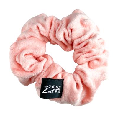 China Soft Satin Scrunchies Circle Large Intestine Large Intestine Velvet Hair Scrunchies Soft Hair Ties Hair Accessories for sale