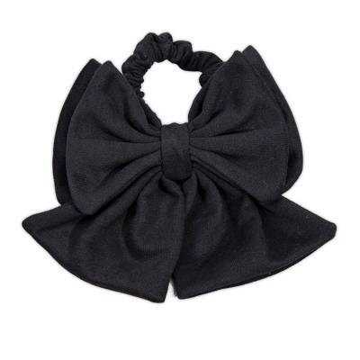 China Chinese Style Women Girls Hair Ribbon Ponytail Rope Bow Tie Dye Hair Elastic Soft Scrunchies Long for sale