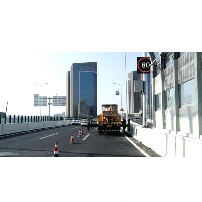 China Traffic P10 Road Radar Speed Limit Signs Single Road Smart Color Traffic Display for sale