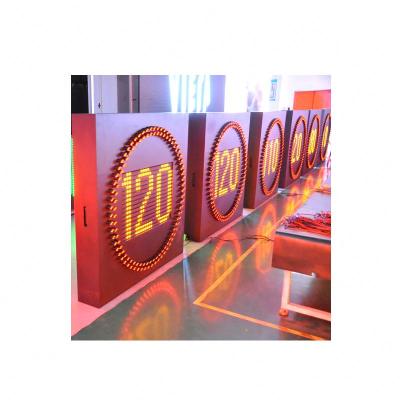 China Wholesale Highway Traffic Road Speed Limit Screen P10 Single Color LED Display For Traffic for sale