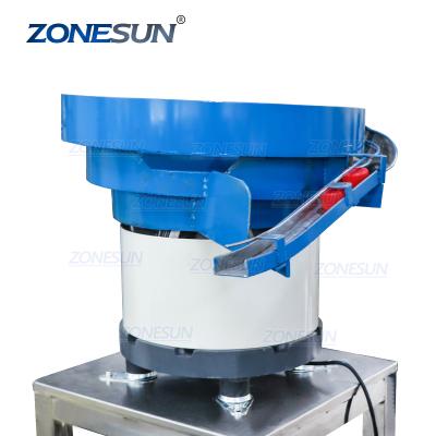 China ZONESUN Bottle Feeder Pump Pulverizer Vibrating Bowl Feeder Automatic Bottle Bowl Sorter Unscrambler for Capping Machine for sale