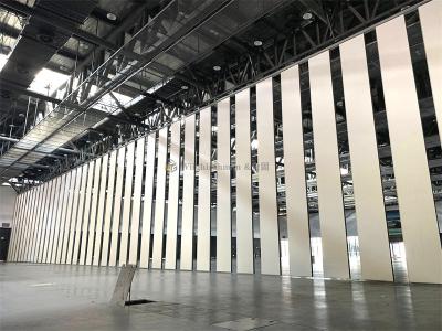 China Aluminum Frame Banquet Hall Partition Wall 80mm Thickness High Durability for sale