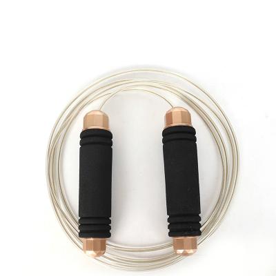China High Quality Fitness Speed Weighted Wireless Jump Rope With Custom Logo PVC Steel Heavy Jump Ropes for sale